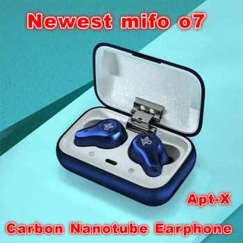 

Mifo O7 TWS Carbon Nanotube Dynamic Bluetooth Earphones Aptx True Wireless Earbuds Noise Reduction IP7X Mini with 4 Mic AAC SBC