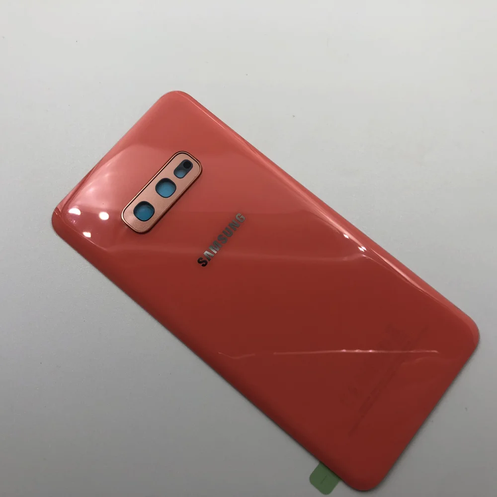 Задняя крышка батарейного отсека для Samsung Galaxy S10e G970 G970F SM запасные части и рамка