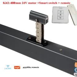Ouvre fenêtre intelligent en aluminium, 400mm, moteur de fenêtre, lucarne d'automatisation, bricolage maison intelligente Alexa Wifi Tuya Smart Life télécommande 