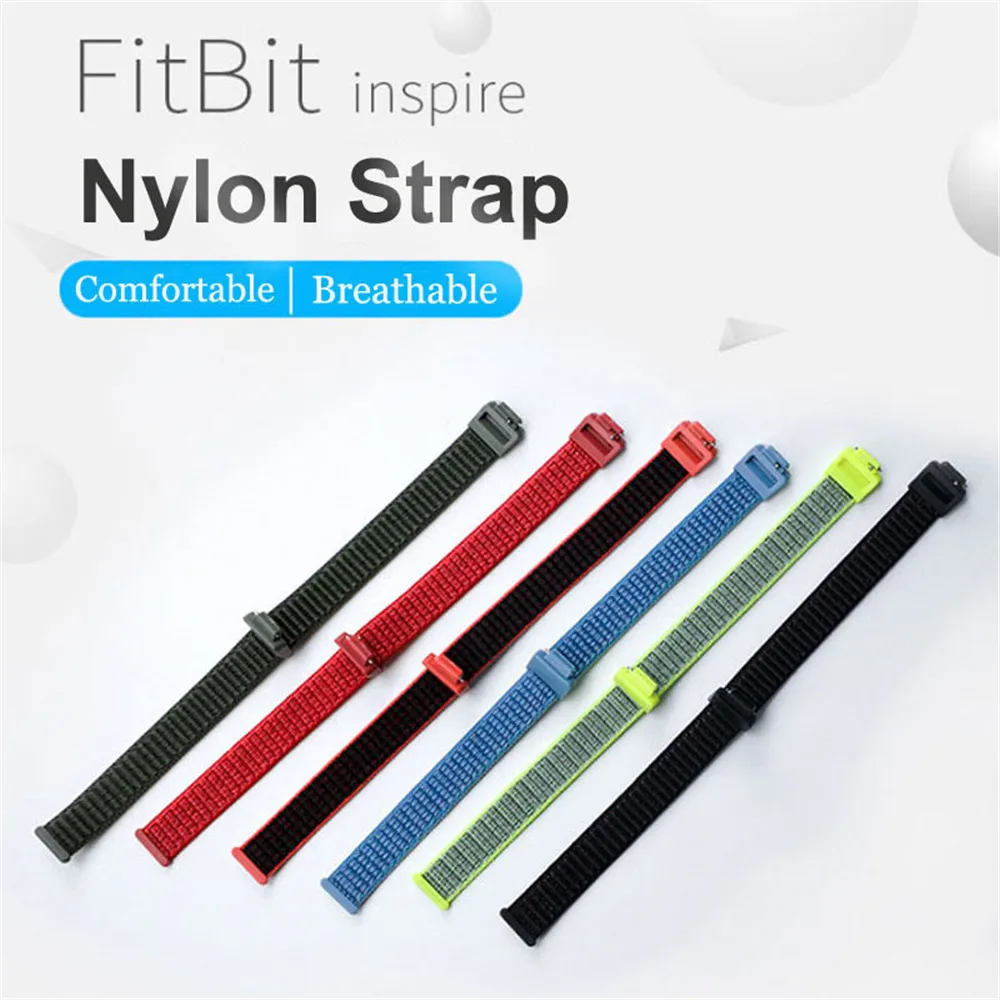 Ремешок для часов Fitbit inspire HR Браслет для fitbit inspire hr нейлоновый ремешок дышащие умные долговечные аксессуары