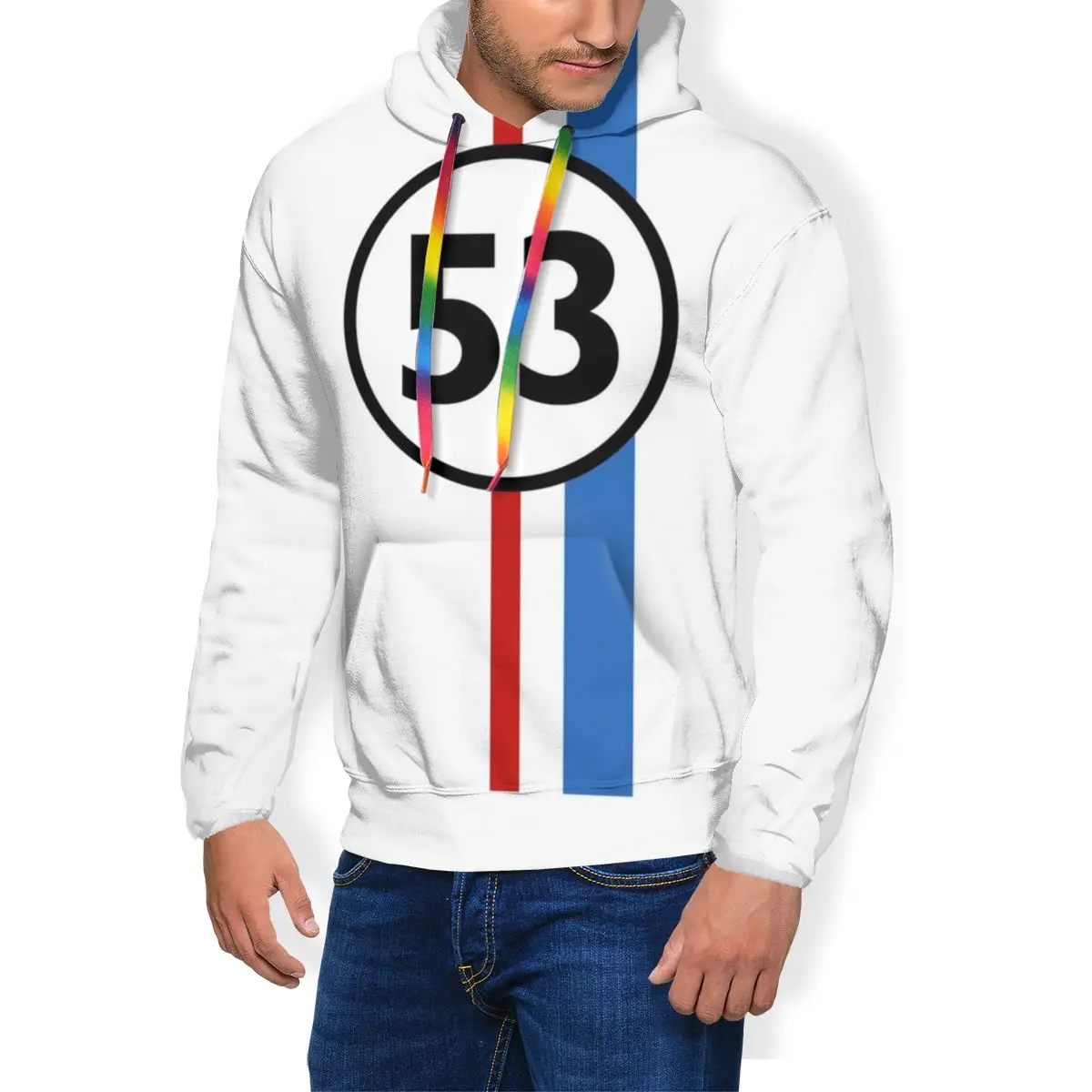 Худи Herbie, толстовки Herbie, Свободный Длинный пуловер, худи для мужчин, большие размеры, полиэстер, белые, теплые, модные толстовки