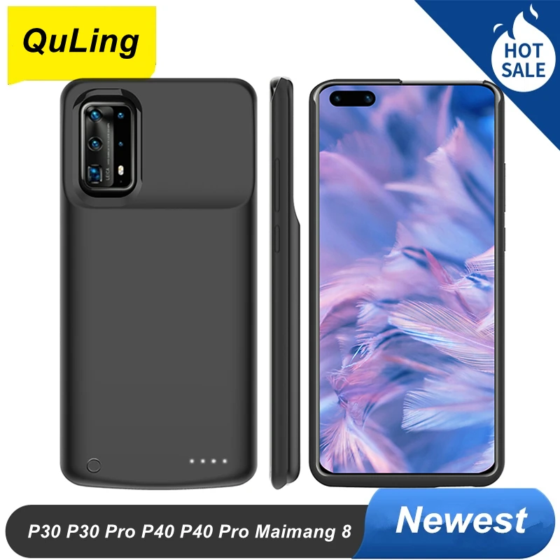 Custodia Per Batteria Per Huawei P30 P30 Pro P40 P40 Pro Maimang 8 Cover Per Telefono Smart Power Bank Per Custodia Per Caricabatteria Huawei P30