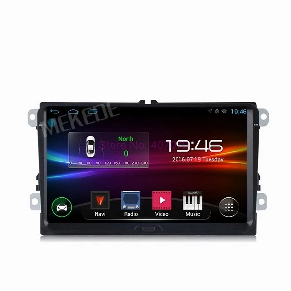 От DHL или Fedex 5 шт. Android 9 дюймов B6 B5 B7 Passat Автомобильная GPS навигация без DVD для V W Golf