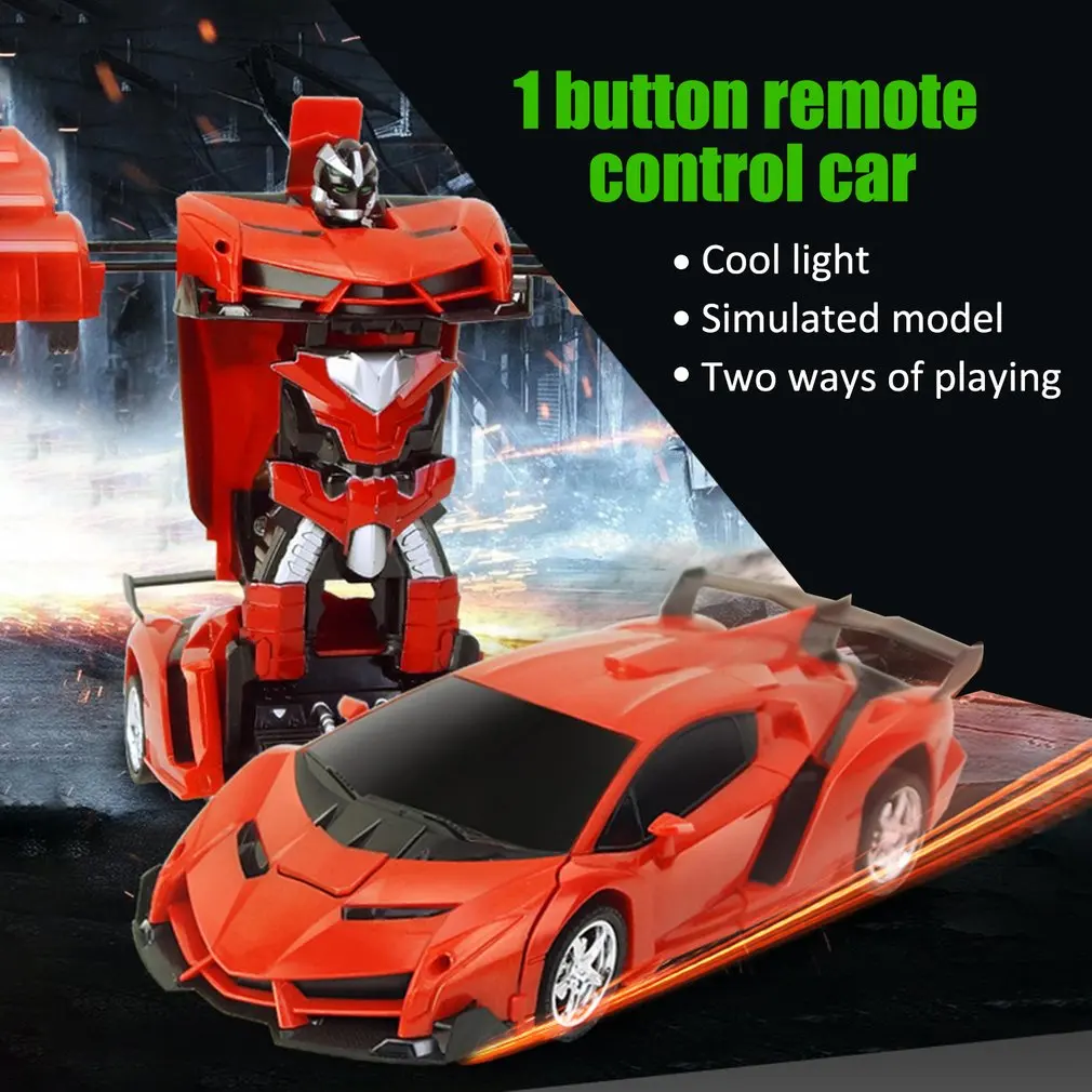 Автомобиль роботы-трансформеры спортивный автомобиль модель игрушечные роботы беспроводной зарядки Прохладный деформации автомобиль с