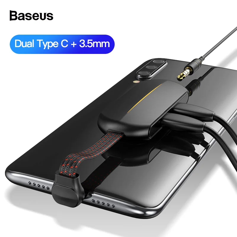 Baseus 3в1 OTG адаптер для iPhone 11 Pro Max X 8 7 Plus 18 Вт Быстрая зарядка usb type C Aux OTG кабель для samsung Note 10 9 huawei