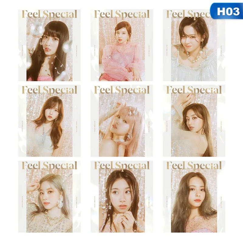 9 шт./компл. K pop два раза Мини альбом серии &quotFeel Special&quot пользовательские наклейки