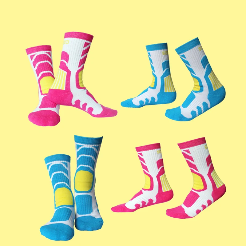 1 пара носки для спорта на открытом воздухе детские противоскользящие дышащие роликовые носки для катания на коньках Велоспорт чулочно-носочные изделия обувь аксессуары