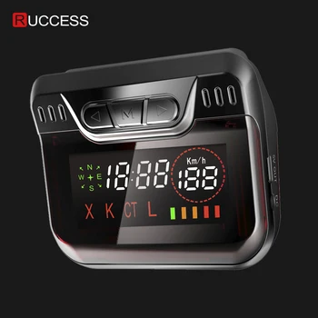 RUCCESS S900 Radar Detector 2 in 1 GPS Anti-Radar Speed Camera Detector Anti Radar for Car for Russia Police Radar Detector