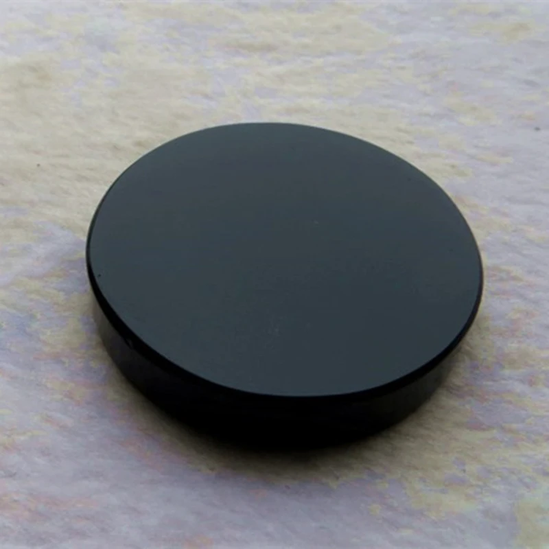 Natural Black Obsidian Stone Pendant Round Pendant Necklaces For Women Men Personalized Customization Fashion Jewelry 3