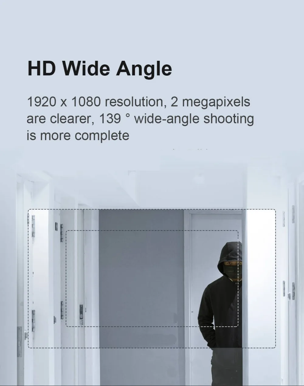 Xiaomi Mijia Smart Video Doorbell 2 AI Face Identification Infrared Night Vision Two-Way Intercom Motion Detection SMS Push 139 ° HD Large Wide-Angle (6)