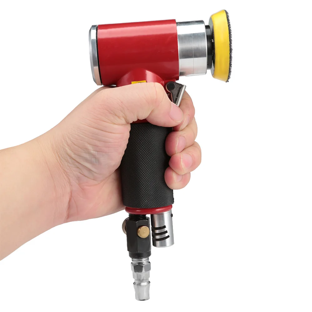 

2 / 3 Inches Mini Air Sander Kit Pad Eccentric Orbital Dual Action Pneumatic Polisher Polishing Buffing Tools For Auto Body