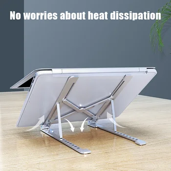 

Laptop Stand Bracket Mount Foldable Portable Holder Cooling Rack Aluminum Alloy FKU66