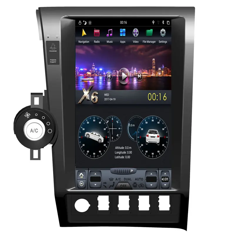 Автомагнитола Tesla 13 6 дюйма Android стерео аудио DVD GPS-навигация головное устройство Sat