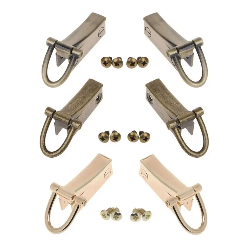

2 Side Metal Clip Hardware Clasp Accessory for DIY Purse Making Handbag Shoulder Crossbody Bags JUL29