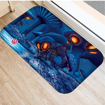 

40x60cm Cute Diy Print Floor Mat Bathroom Ground Mat Slip Door Bath Pad Rug Living Room Carpet