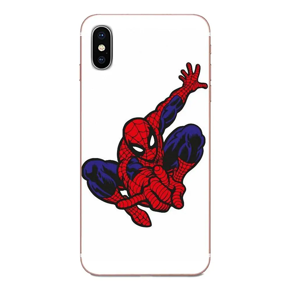 as picture Резиновые сотовый Чехол для телефона для huawei Honor 4C 5A 5C 5X6 6A 6X7 7A 7C 7X8 8C 8S 9 10 10i 20 20i Lite рro с принтом Человека-паука Марвел Халк - Color: as picture