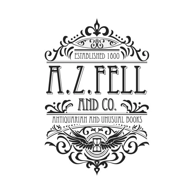 

Summer Popular Style Tee Good Omens: A.Z. Fell Book Shop (dark) T-Shirt Women and Men Casual Cotton T-shirts (S-XXXL)