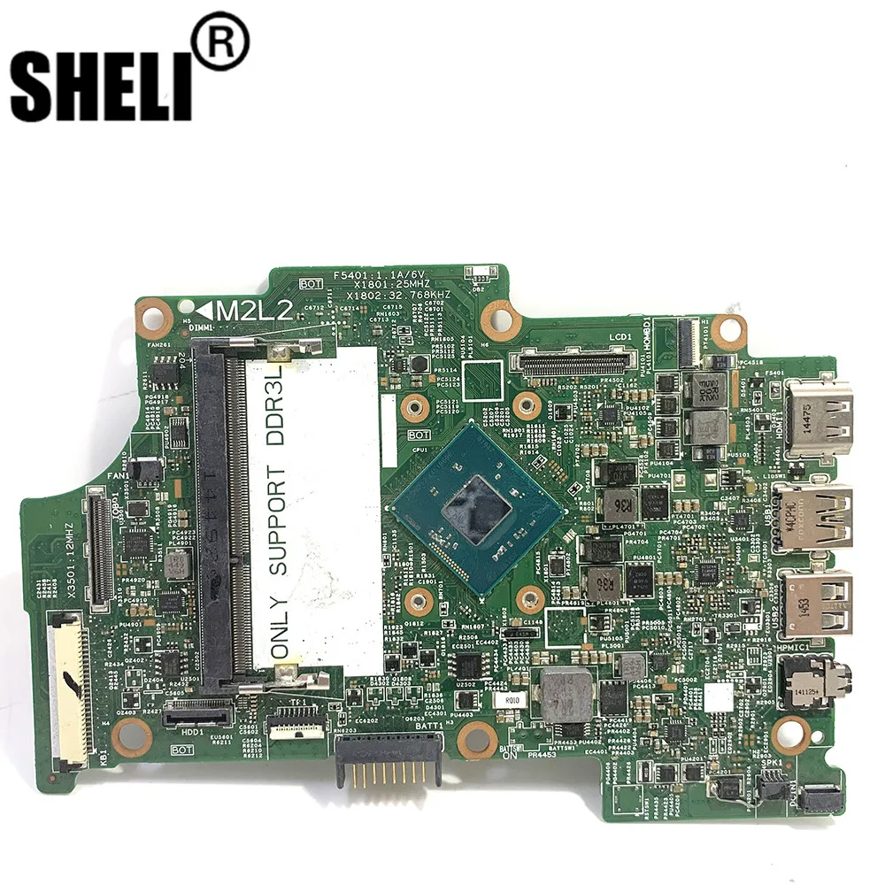 CN-07166J 07166J 7166J 13321-1 для Dell Inspiron 13 7348 7352 7558 Материнская плата ноутбука W/ SR23Y I5-5200U DDR3L100 %