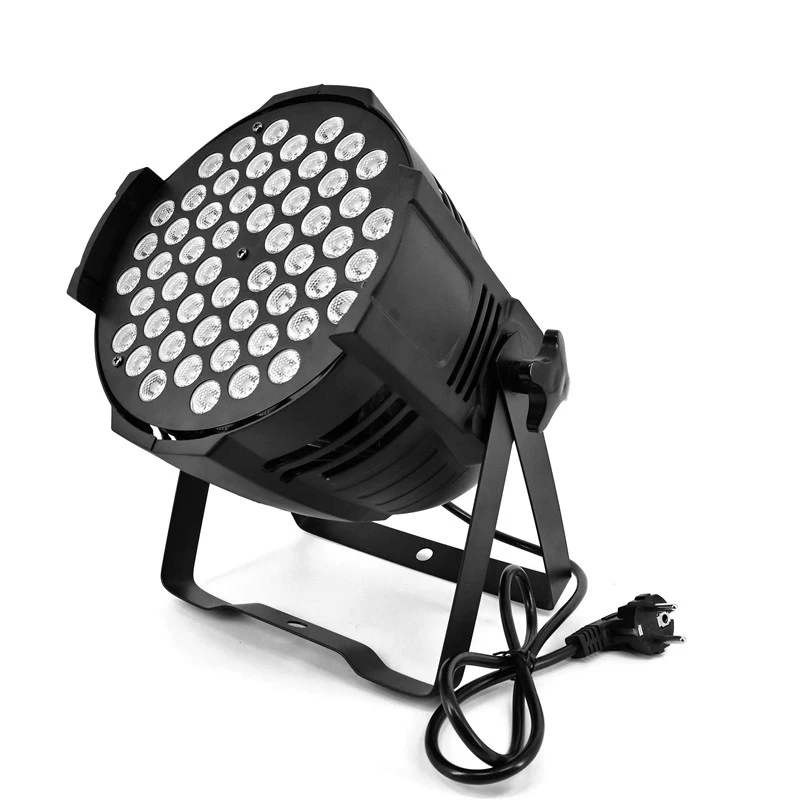 54X9W Алюминий LED Par Банки RGB 3в1 сценическое освещение DMX 3/7 каналов двойной свет/фон