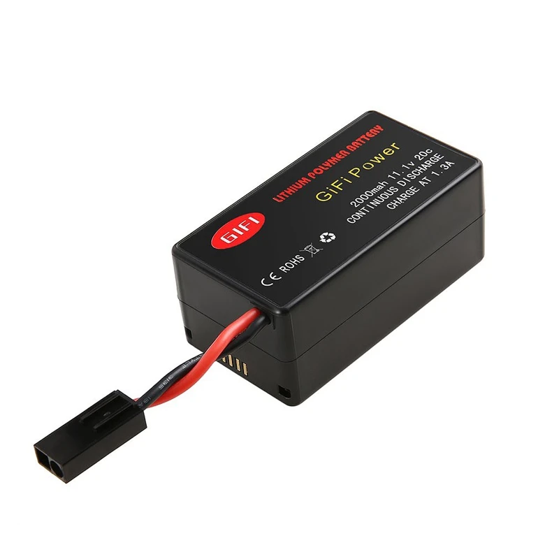 FULL-2000Mah 11.1V 20C 22.2Wh Li-Polymer Battery For Parrot Ar.Drone2.0 Quadcopter | Электроника