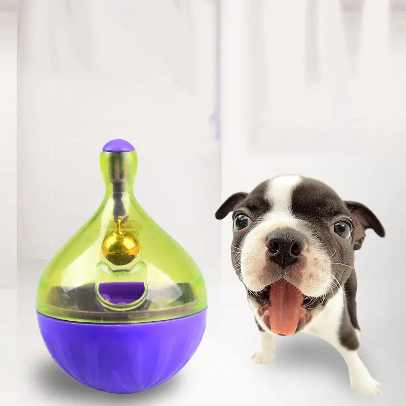 Pet Tumbler устройство подачи шариков для еды, игрушка устойчивая к укусам, Колокольчик для Создания звука, обучающая игрушка для собак, цветная коробка, упаковочная коробка