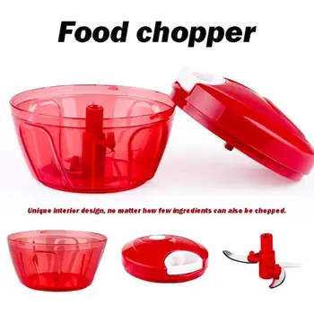 

Manual Food Chopper ABS Stainless Steel Grinders Fruit Cutter Meat Grater Onion Mincer Practical Household Kitchen Tools