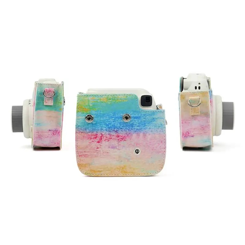 Защитный чехол из искусственной кожи для камеры Fujifilm Instax Mini 8/8+/9