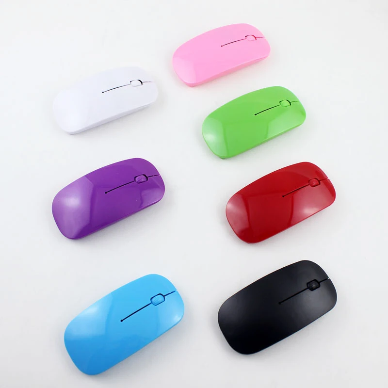 1000 dpi Мини USB игровая мышь оптическая беспроводная компьютерная мышь 2,4G приемник супер тонкая мышь для ПК ноутбука дропшиппинг 10 м работа