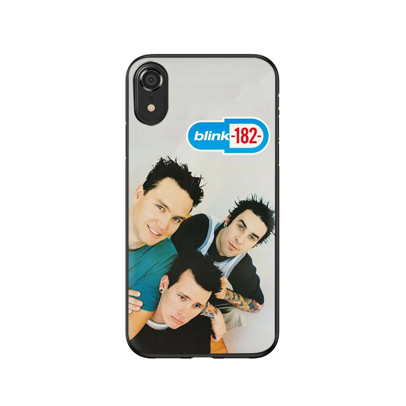 Blink 182 Мягкий силиконовый чехол для телефона чехол для iPhone 5 5S SE 6 6s 7 8 Plus X XR XS 11 pro Max - Цвет: B1