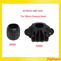 40mm 90mm 100mm ABS Skid For 28mm 38mm Pipe Camera Head Video Camera Head Protective Skid DIY Flexible Pipeline Camera Head Skid 1
