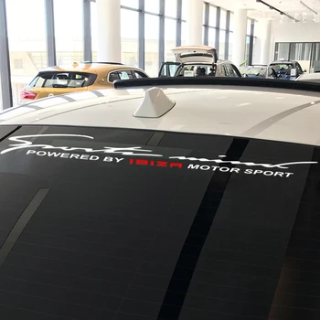 

Car Stickers Reflective PVC Decoration Front Rear Windshield Trim Vinyl Decals For Seat Ibiza Car Styling Auto Car Accessories