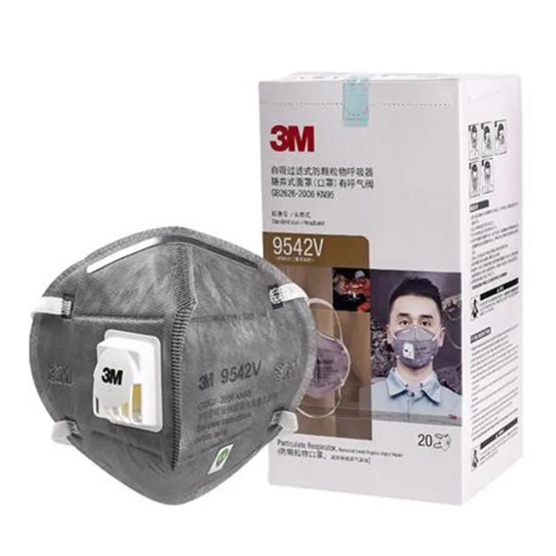 

3M N95 Mask 9542V 9541V FFP1 FFP2 FFP3 Mouth Cover Filter Dustproof Protective KN95 Mask DHL Free Ship