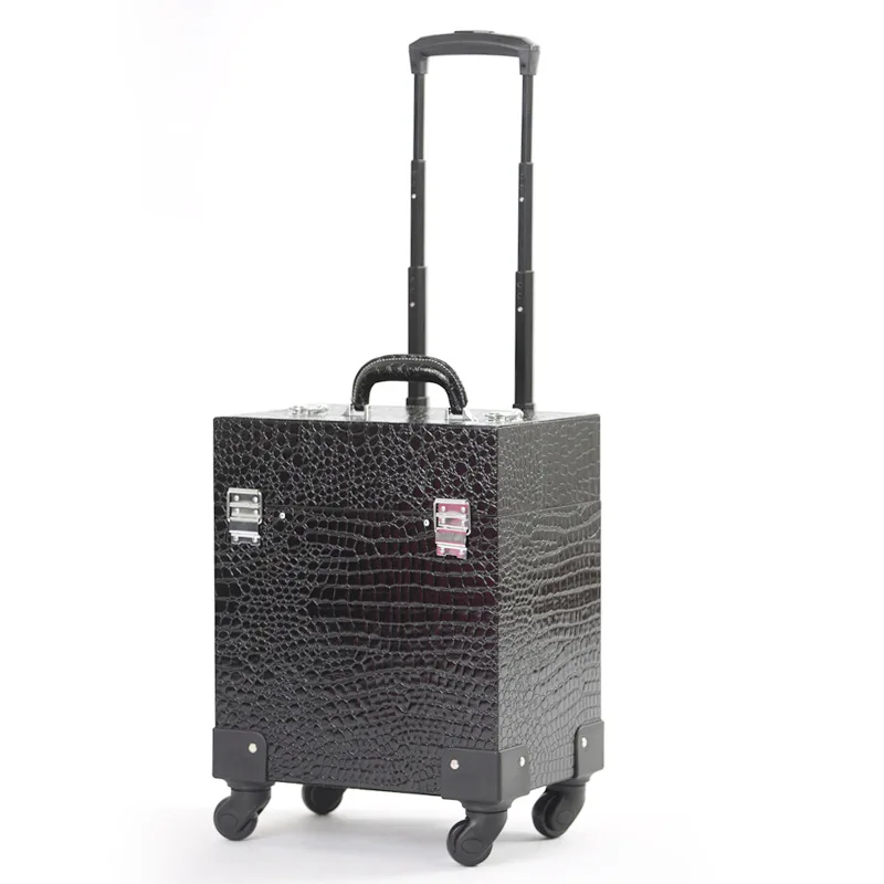 

Makeup Storage Profession Munsu Toolbox Trolley Cosmetic Case Travel Trolley Profession Large Size Multilayer Storage Box natura