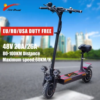 Billig JSX900 Elektrische Roller 26A 100KM Bereich 2000W Power Sport Elektro Fahrrad Doppel Stick Elektrische Skateboard Erwachsene Max Geschwindigkeit 60k