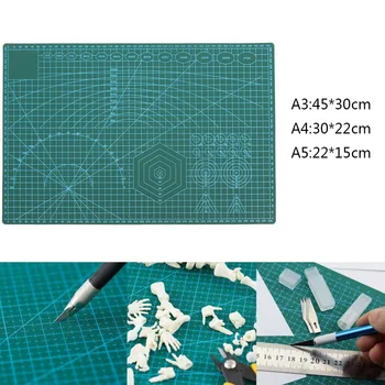 

A2/A3/A4/A5 PVC Green Cutting Mat Patchwork Cut Pad Patchwork Tools Manual DIY Tool Leather Cutting-Mat
