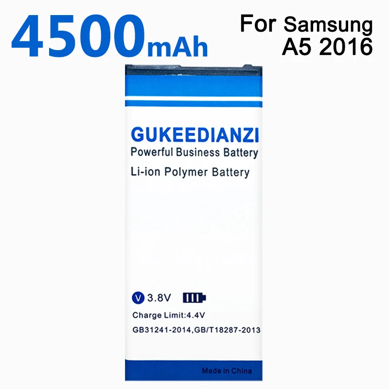 Аккумулятор для Samsung Galaxy A5 2016 A510 A510F A5100 A510M A510FD A510K A510S 4500 мАч + внешний аккумулятор