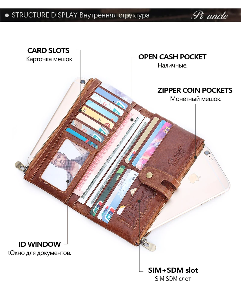New Designer Leather Men's Wallet Short Wallet Business Leisure Men's Wallet First layer cowhide Wallet Multifunctional bag