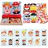 Wooden Magnetic Jigsaw Puzzles Variety Puzzles Characters and Five Senses Scenes Children Early Childhood Educational Toys 1