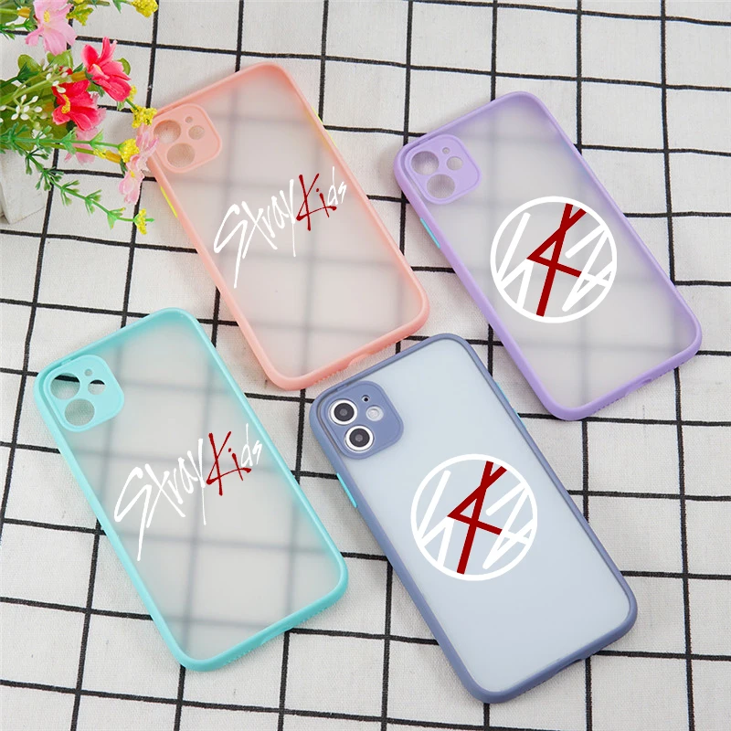 Чехол Kpop Stray Kids для iPhone 12 Mini 11 Pro X XS XR Max 6 6S 7 8 Plus 9 SE 2020 противоударный чехол-бампер