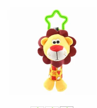 

Skip Hop Buddies Baby Activity and Teething Toy with Multi-Sensory Rattle and Textures monkey lion