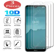 Protection d'écran en verre trempé pour Nokia, 3 pièces, Film de couverture pour 5G, C1, C2, C3, 8.3, 2.2, 2.3, 3.2, 4.2, 6.2, 7.2, 7 Plus, 7.1, 2018, 8.1=