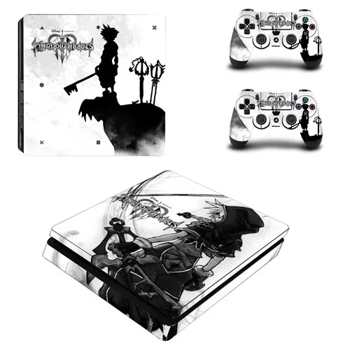 Kingdom Heart 3 Полное покрытие лицевые панели PS4 тонкая кожа Виниловая наклейка, стикер для Playstation 4 консоль и контроллер PS4 тонкая наклейка - Цвет: P4SQB0125
