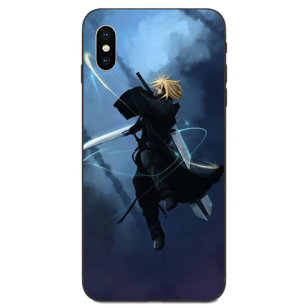 Cloud Strife Final Fantasy для Apple iPhone 11 X XS Max XR Pro Max 4 4S 5 5S SE 6 6S 7 8 Plus Уникальный Высококачественный чехол для телефона