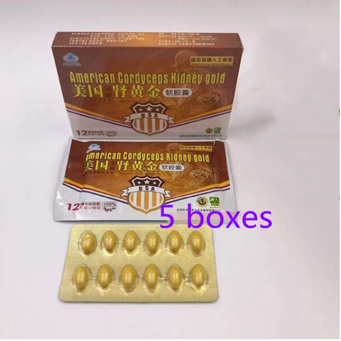 5 boxes 12 штук/boxCordycepsMale секс повышение хорошее для хитов - Цвет: 5 boxes