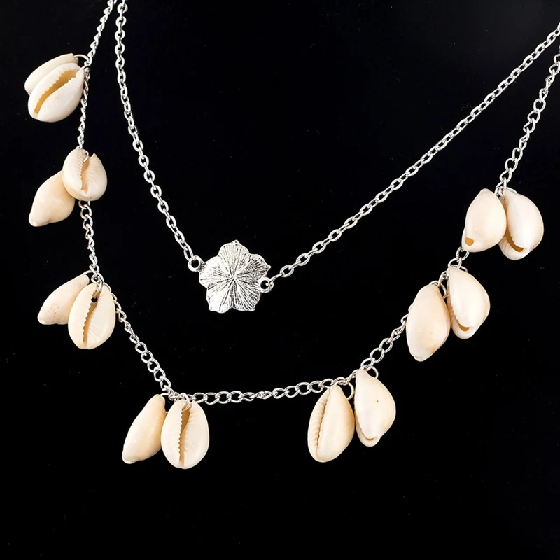 Женское Ожерелье с раковинами натуральная ракушка летнее пляжное колье ожерелье плетеное ожерелье Concha богемная Мода Jewely