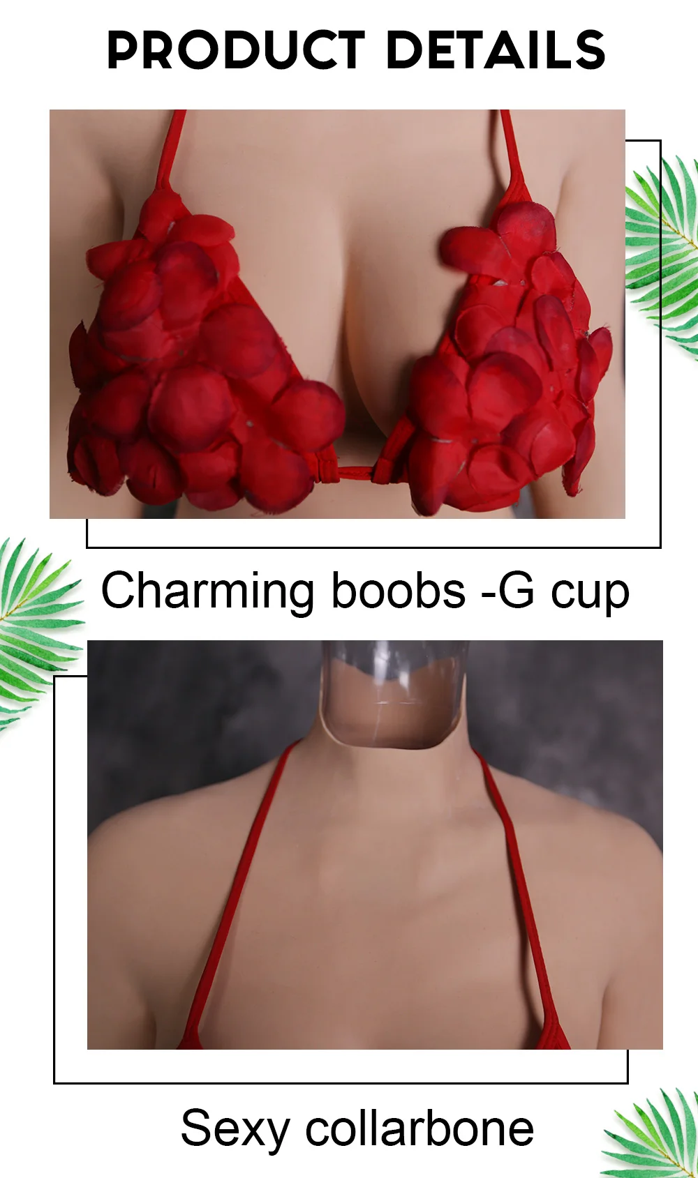 5TH No Oil Artifical Vagina Silicone Bodysuit D CUP Silicone Breast Forms Fake Boobs Real Pussy For Crossdresser Sissy Drag Queen (3)