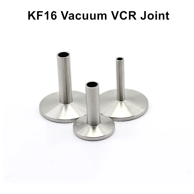 Vácuo Braçadeira Conjunta kf Flange para Vcr Joint 304 Aço Inoxidável Virola Vácuo Junção Conector Kf16