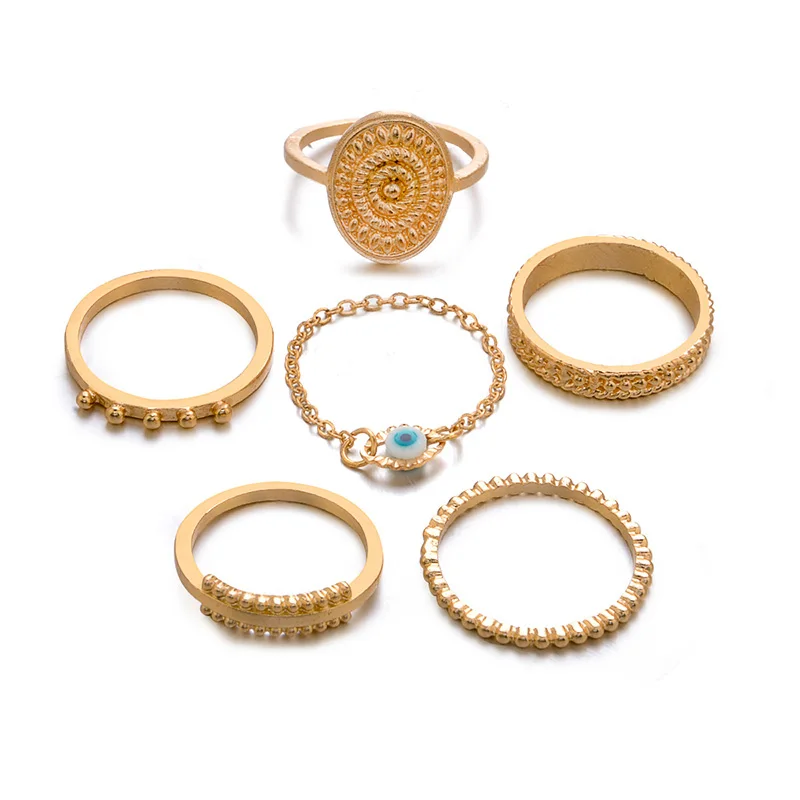 LNRRABC сплав, уникальные кольца с изменяемыми перьями для женщин и мужчин, изящное, гипоаллергенное, пара, серебристое, ретро, регулируемое кольцо для подарков - Цвет основного камня: Golden 4