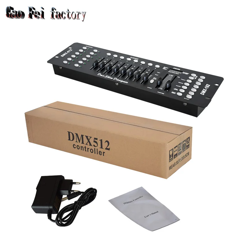 DMX512 сценический свет 192 контроллер для сцены, для вечеринки, для диджеев DMX консоль диско(4 шт./партия