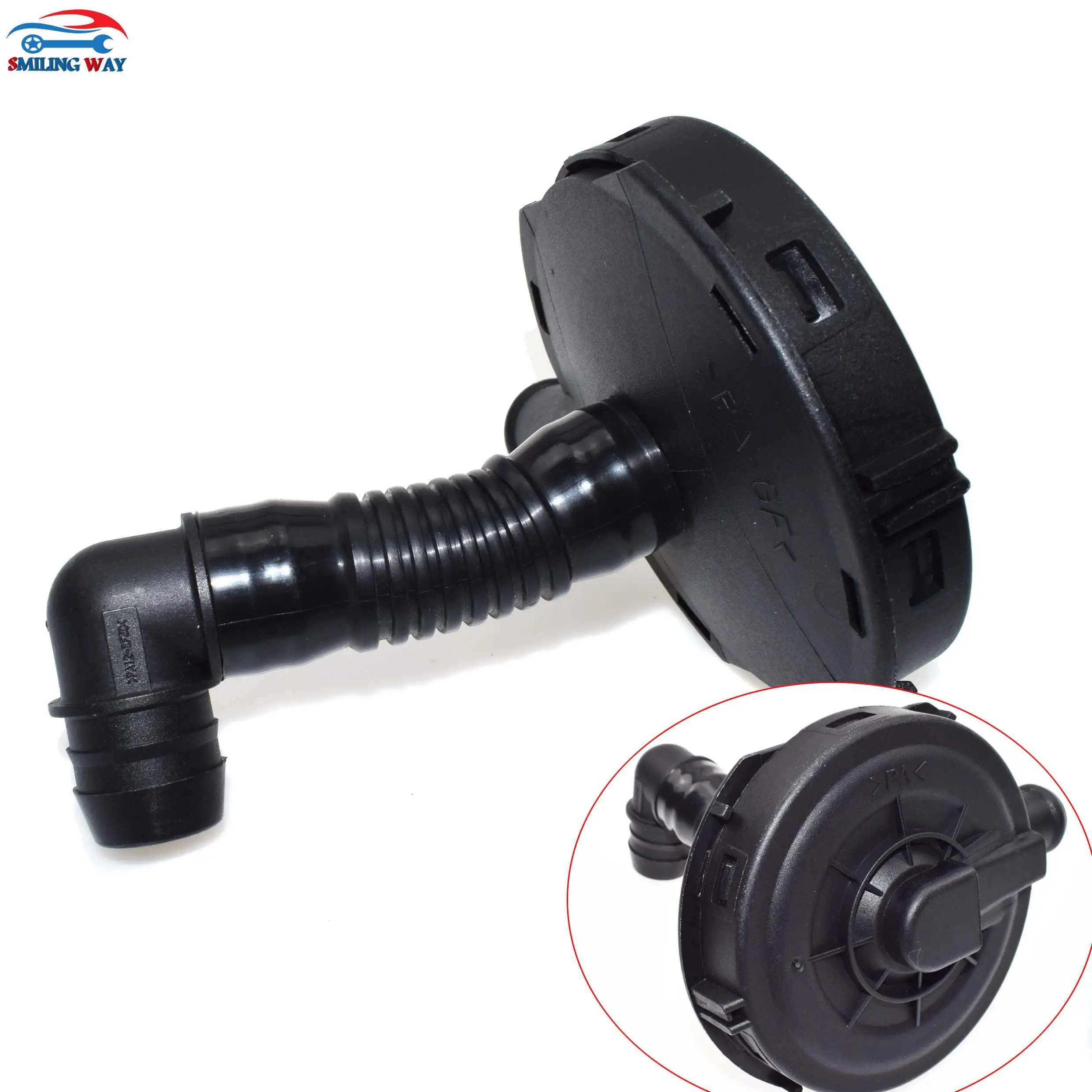 Smiling Way Pcv Crankcase Breather Vent Valve For Audi A4, A4 Avant